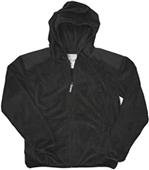 J America Womens Full Zip Shag Hooded Sweatshirt