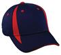 Bamboo Charcoal Cap with Contrasting Inserts