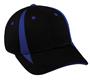 Bamboo Charcoal Cap with Contrasting Inserts