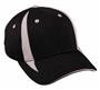 Bamboo Charcoal Cap with Contrasting Inserts