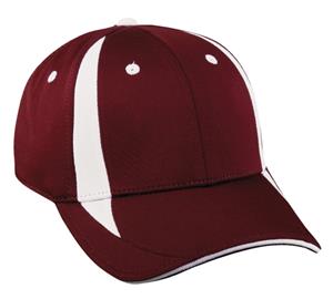 MAROON/WHITE