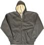 J America Fleece Full Zip Hoodies w/ Sherpa Lining