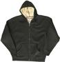 J America Fleece Full Zip Hoodies w/ Sherpa Lining