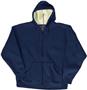 J America Fleece Full Zip Hoodies w/ Sherpa Lining