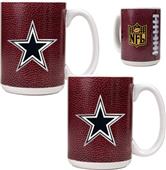 NFL Dallas Cowboys Gameball Mug (Set of 2)