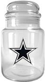 NFL Dallas Cowboys Glass Candy Jar