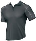 WSI Sports Unisex Microtech Zipper Spyder Polo