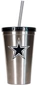 NFL Dallas Cowboys 16oz Tumbler with Straw
