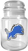NFL Detroit Lions Glass Candy Jar