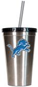 NFL Detroit Lions 16oz Tumbler with Straw