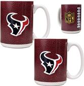NFL Houston Texans Gameball Mug (Set of 2)