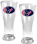 NFL Houston Texans 2 Piece Pilsner Glass Set