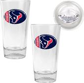 NFL Houston Texans 2 Piece Pint Glass Set