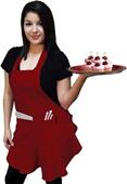 ROCKPOINT Ruffled Lady Apron