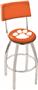 Holland Clemson Swivel Back Bar Stool