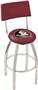 Florida State Head Swivel Back Bar Stool