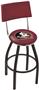 Florida State Head Swivel Back Bar Stool