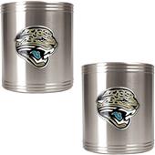NFL Jaguars Stainless Steel Can Holders