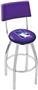 Northwestern University Swivel Back Bar Stool