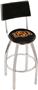 Oklahoma State University Swivel Back Bar Stool