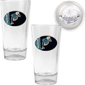 NFL Miami Dolphins 2 Piece Pint Glass Set