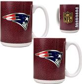 NFL Patriots Gameball Mug (Set of 2)