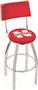 University of Nebraska Swivel Back Bar Stool