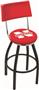 University of Nebraska Swivel Back Bar Stool