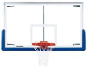 Porter Pro-Strut Rect. Glass Backboard - 72" x 48"