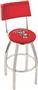 Univ of Wisconsin Badger Swivel Back Bar Stool