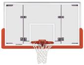 Pro-Strut Conversion Basketball Backboard Pkg. Pro-Strut Conversion Basketball Backboard Pkg.