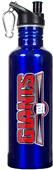 NFL New York Giants Blue Stainless Water Bottle