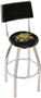 Wichita State University Swivel Back Bar Stool