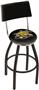 Wichita State University Swivel Back Bar Stool
