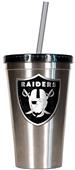NFL Oakland Raiders 16oz Tumbler with Straw