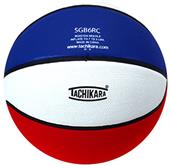Tachikara Intermediate Tri-Color Rubber Basketball