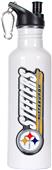 NFL Pittsburgh Steelers White Water Bottle