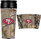 NFL San Francisco 49ers Realtree Travel Tumbler