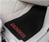 Fan Mats Denison University Carpet Car Mats (set) Fan Mats Denison University Carpet Car Mats (set)