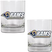NFL St. Louis Rams 14oz Rocks Glass Set