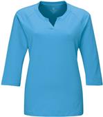 Lilac Bloom Sofia Women's Split Neck Knit Shirt Lilac Bloom Sofia Women's Split Neck Knit Shirt