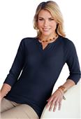 TRI MOUNTAIN Sofia Women's Split Neck Knit Shirt