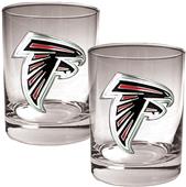 NFL Atlanta Falcons 14oz 2 piece Rocks Glass Set