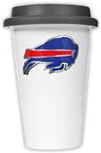 NFL Buffalo Bills Ceramic Cup with Black Lid
