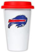 NFL Buffalo Bills Ceramic Cup with Red Lid