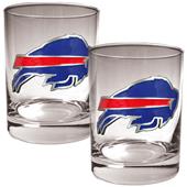 NFL Buffalo Bills 14oz 2 piece Rocks Glass Set