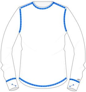 WHITE/GALAXY BLUE