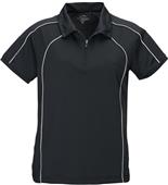 TRI MOUNTAIN Lady Hornet Ultra Cool Zip-Up Polo