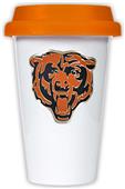 NFL Chicago Bears Ceramic Cup with Orange Lid