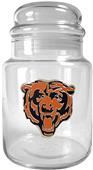 NFL Chicago Bears Glass Candy Jar